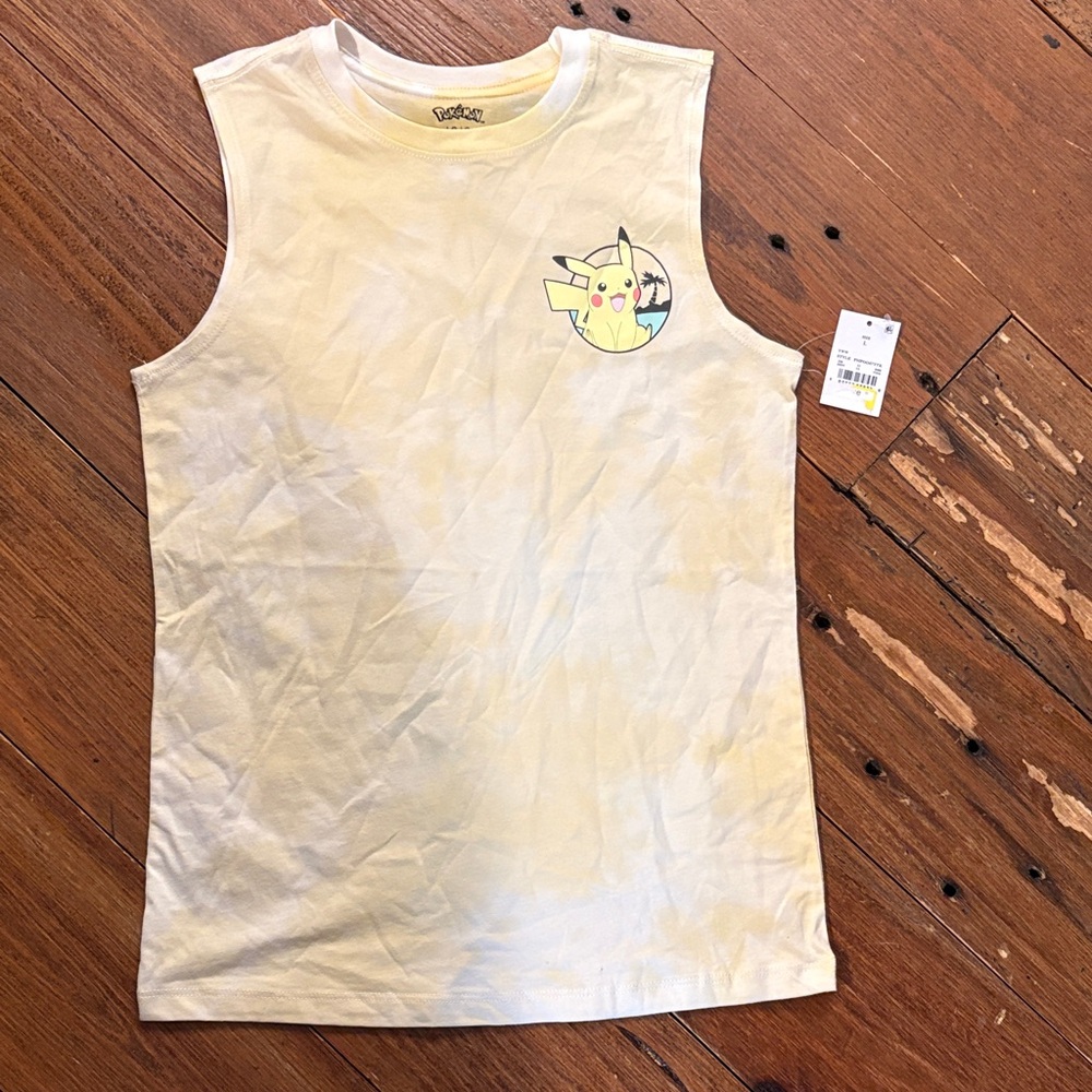 Kids' Pikachu Sleeveless Tee - yellow